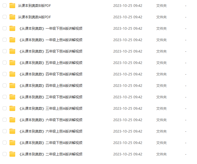 小學(xué)1-6年級《從課本到奧數(shù)》AB版全套教材【含視頻講解】